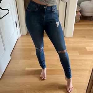 Dark Blue Topshop Jeans